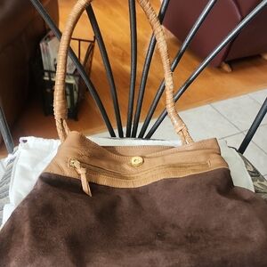 Bottega Veneta Suede and Leather Reversible Bag